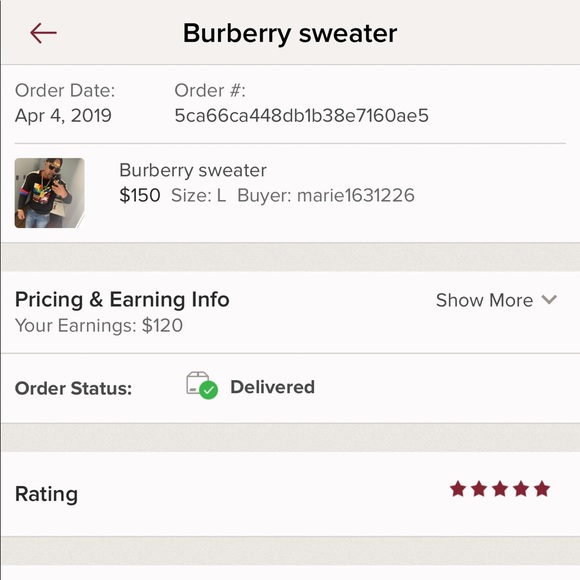 Burberry sweater - Picture 1 of 1